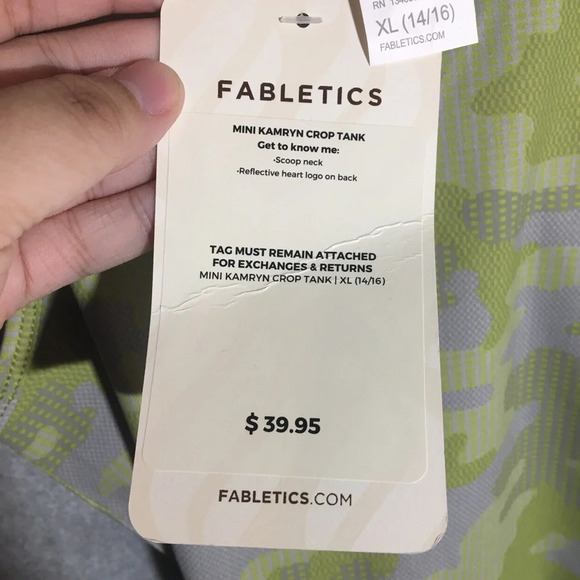 Kids NWT Fabletics Tops Sports Bra Colorful Workout Athletic Cheer Gymnastics - Picture 10 of 11